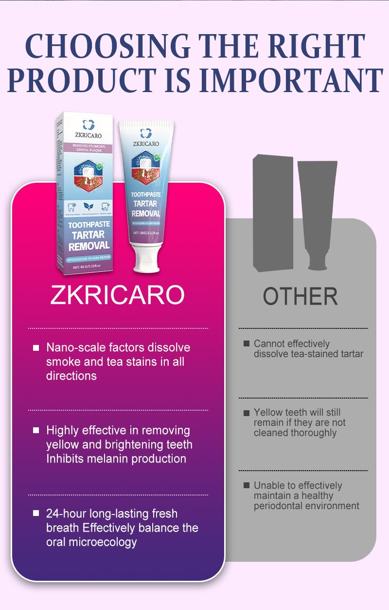 TOOTHPASTE TARTAR REMOVAL, Advanced Whitening Formula for Brighter Smile, Effectively Removes Stubborn Dental Plaque & Calculus, Enamel Strengthening & Gum Repair, Daily Oral Health Essential for All Skin Types. Herbal Aloe Chamomile Cleansing Gentle