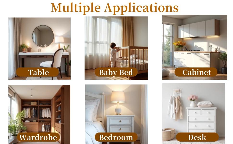 12 Pack Baby Safety Corner Covers Child Proof Furniture Edge Protectors Table Corner Guards for Coffee Table Edge Protection Baby Proofing