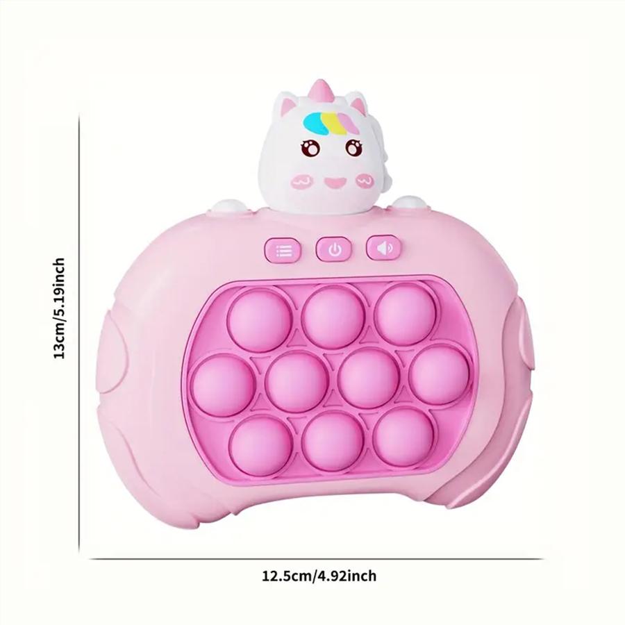 Popping Quick Push Game Console, Pop-up Game Fidget Toy, Pop It Game Controller, Gift Stress Relief Model, Stress Anxiety Relief Sensory Toy, Round, Birthday Gift, Christmas Gift