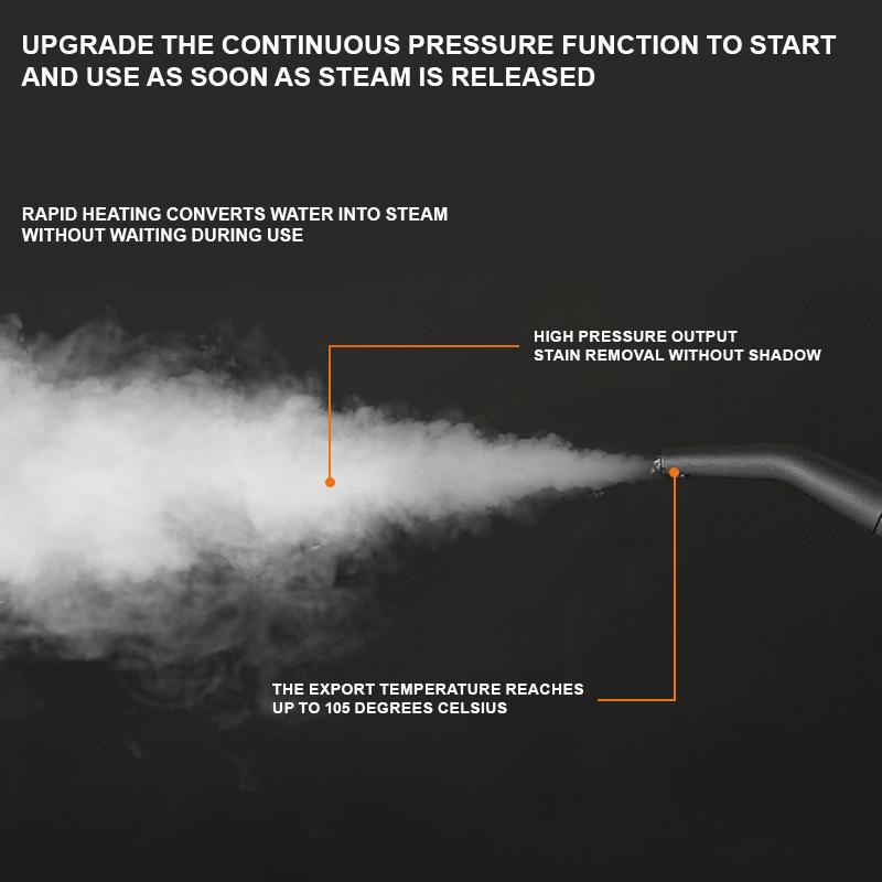 Portable handheld car, kitchen steam cleaner, 1 set high temperature pressurized car steam cleaner, steam cleaner car detailing tools, car cleaning machine, car cleaning accessories, car wash accessories, kitchen tools kitchen grease, carpet cleaning