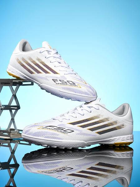 Unisex's Letter Print Low Top Spike Football Shoes, Breathable Comfortable Football Cleats, Football Training Shoes, Football Boots, Soccer Shoes for All Seasons Unisex's Letter Print Low Top Spike Football Shoes, Breathable Comfortable Football Cleats, Football Training Shoes, Football Boots, Soccer Shoes for All Seasons