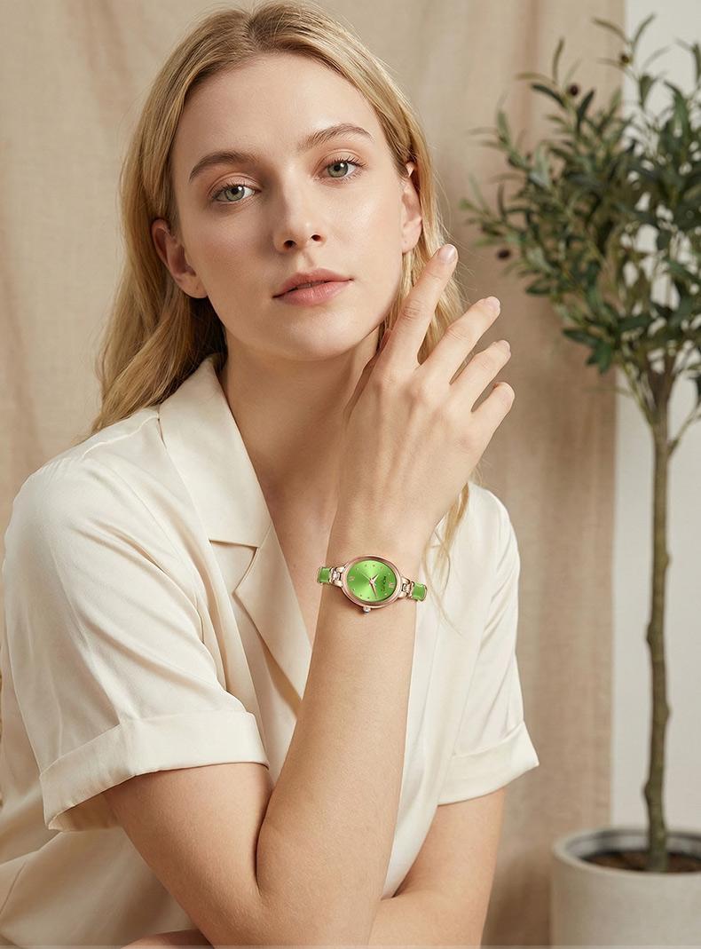 Ladies' Elegant Jewelry Bracelet Watch, 2-in-1 Design for Wristwatch & Bracelet Use, Stylish Delicate Appearance, Perfect Fashion Accessory for Women