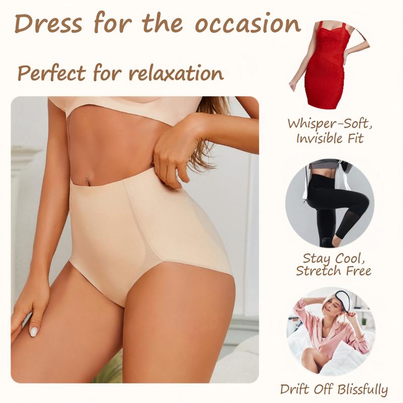 FINETOO Unite Store Seamless Underwear For Women High Waist Full Coverage lingeries Minimalist Skin Fit Stretch Everyday Briefs S-3XL Womenswear FINETOO Unite Store Seamless Underwear For Women High Waist Full Coverage lingeries Minimalist Skin Fit Stretch Everyday Briefs S-3XL Womenswear