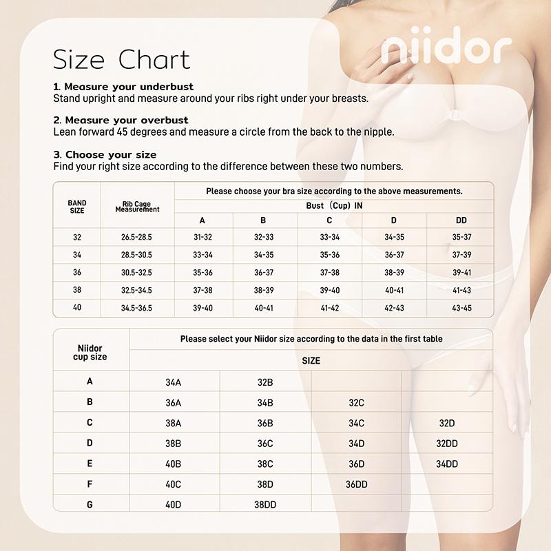 Niidor Adhesive Bra Silicone Bra Strapless Sticky Invisible bra sticky inserts push sticky cover for Backless Dress,Party, dinner party, gathering, travel, Valentine's Day White Springtok