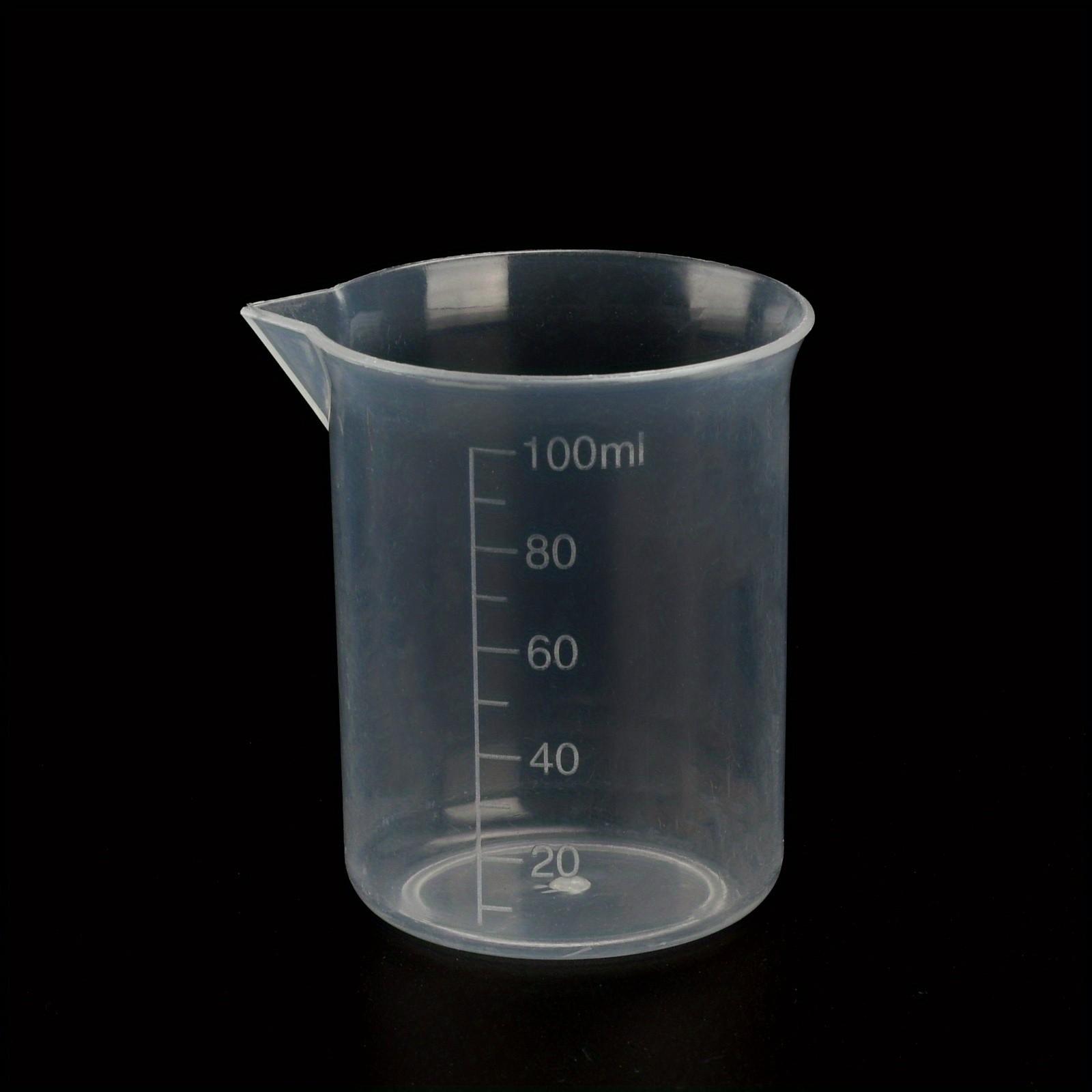 8 Piece Kitchen Measuring Cups Set, Durable Plastic Cups with Spout, Transparent Multi-Sizes, Ideal for Cooking Baking, Food Safe Material
