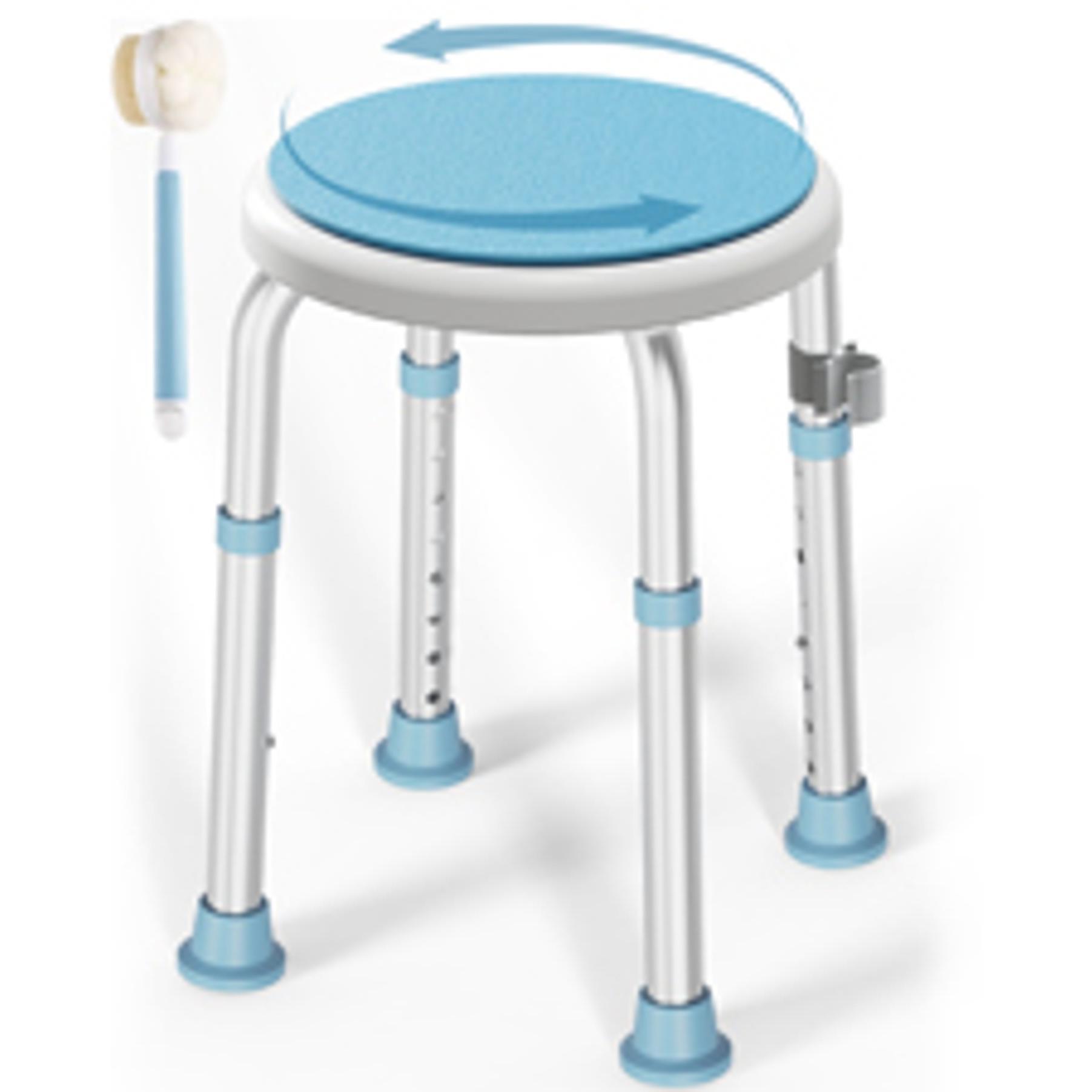 Heavy-Duty Aluminum Alloy Shower Chair with Removable Back, 400lb Bath Seat with Side Handles, Single-Person Safety Bath Stool for Seniors Heavy-Duty Aluminum Alloy Shower Chair with Removable Back, 400lb Bath Seat with Side Handles, Single-Person Safety Bath Stool for Seniors