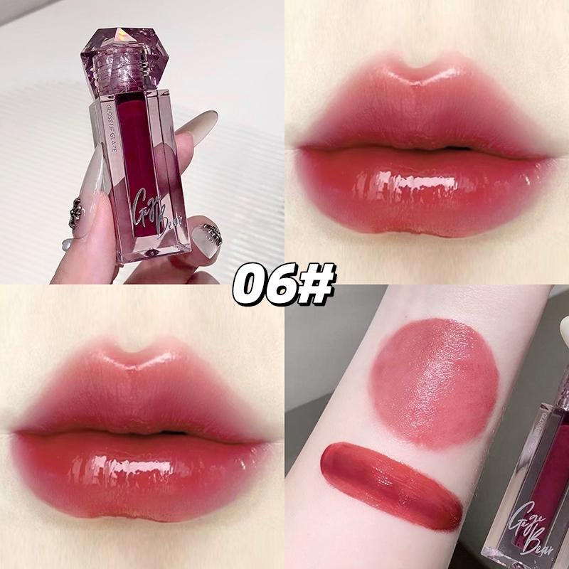 High-End Glossy Lipstick, Moisturizing Anti-Chapping, Clear Fake Skin Effect, Mirror Water Glass Finish, Perfect Gift for Women