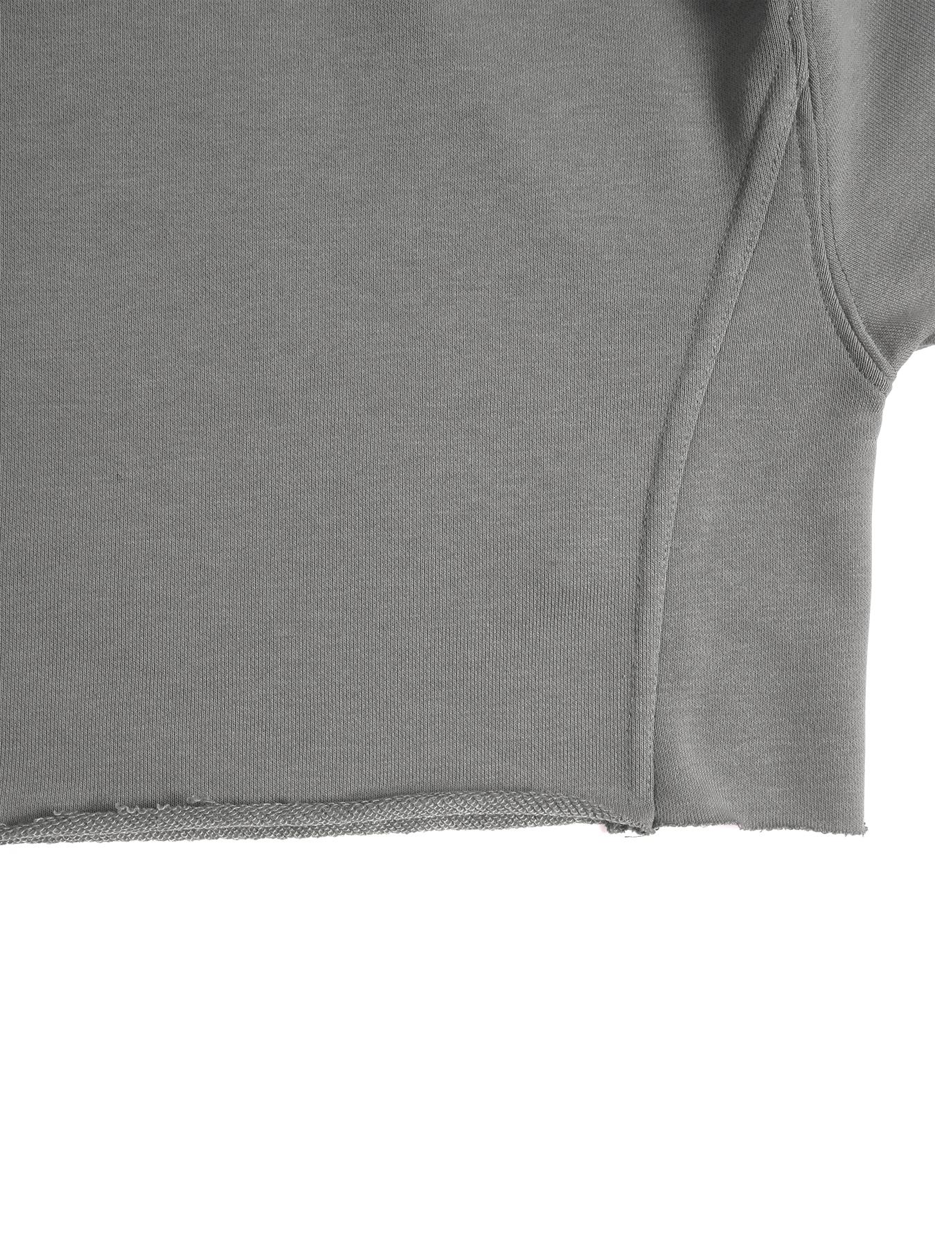 Women's Fall Winter Long Sleeve Crop Sweatshirt, Short Casual Round Neck Pullover Top, Comfortable Daily Wear Apparel for Women