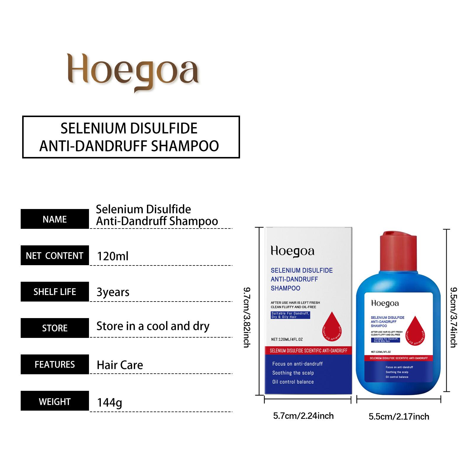 Selenium Disulfide Hair Care Shampoo 120ML - Oil Control Refreshing Anti-Dandruff Anti-Itch Scalp Cleansing Formula for Any Hair Type - Conditioner Selenium Disulfide Hair Care Shampoo 120ML - Oil Control Refreshing Anti-Dandruff Anti-Itch Scalp Cleansing Formula for Any Hair Type - Conditioner