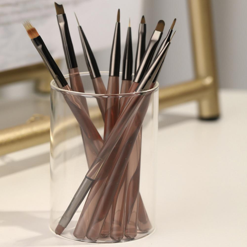 Hot selling Japanese Nail Brush Set, 9-Piece Design for Manicure and Pedicure, Perfect for DIY Beauty Care at Home