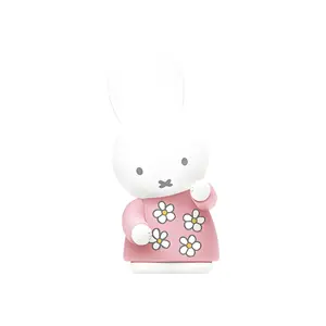 Kawaii Anime Miffy Rabbit Figice Storage Rack Series Cute Cartoon Rabbit Desktop Figice Decoration Creative Trendy Toy Figurines