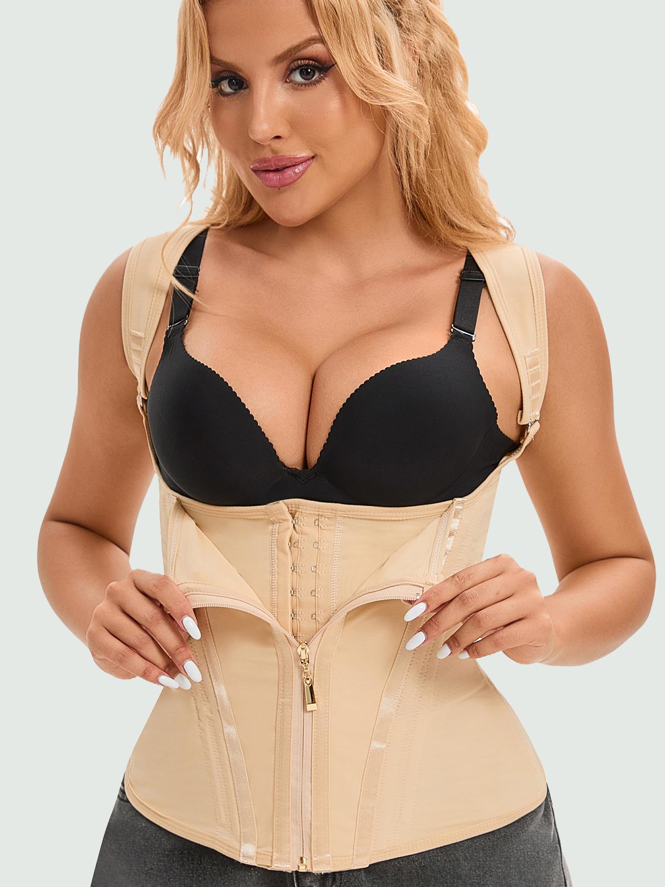 CZXMY Waist Trainer for Women, Tummy Control Sports Girdle, Workout Body Shaper with Adjustable Shoulder Strap