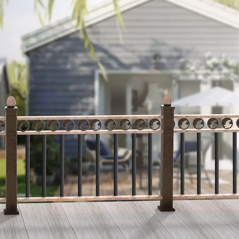 VEVOR 51-Piece Aluminum Alloy Classic Hollow Flat Spindles, 29.5"x1" 29.5" Length Satin Black Powder Coated Staircase Balusters, Deck Railing Components with Screws for Porch