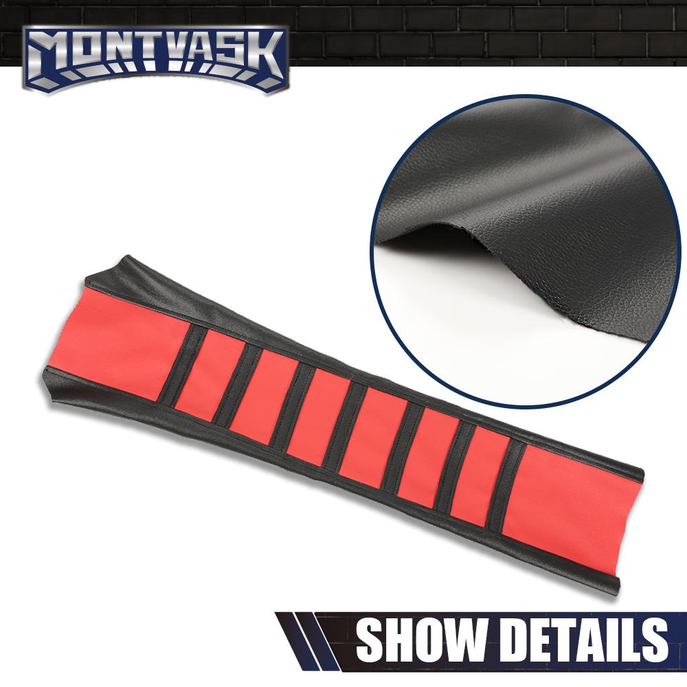 CROSSDESIGN Red Rubber Gripper Soft Seat Cover Orange Fit For Honda CR125R-CR80R CRF100F-CRF150F USA Fit for most of dirt bike Fit for seat