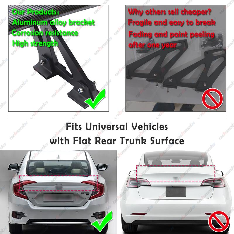 Perfect Valentine's Day Gift | 57" GT Style Universal Trunk Spoiler | Pro Racing Gloss Black Carbon Fiber | Fit Dodge/BMW/Audi/Ford Mustang/Chevy Camaro/Corvette/Honda Civic/Kia/Nissan Altima π₯ #ValentinesGift #GiftForHim #57inchGTSpoiler #CarModGift Perfect Valentine's Day Gift | 57" GT Style Universal Trunk Spoiler | Pro Racing Gloss Black Carbon Fiber | Fit Dodge/BMW/Audi/Ford Mustang/Chevy Camaro/Corvette/Honda Civic/Kia/Nissan Altima π₯ #ValentinesGift #GiftForHim #57inchGTSpoiler #CarModGift