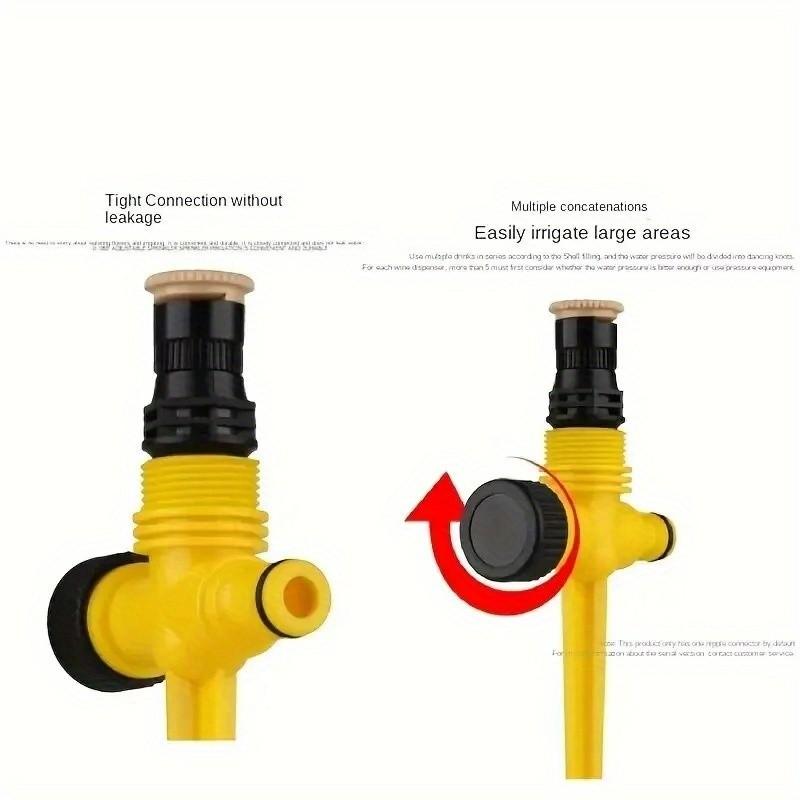 5-Pack 360-Degree Automatic Rotating Watering Can, Dual-Mode Wide-Angle Sprinkler, Ideal for Flowers, Vegetables, Lawns, Farms, Greenhouses