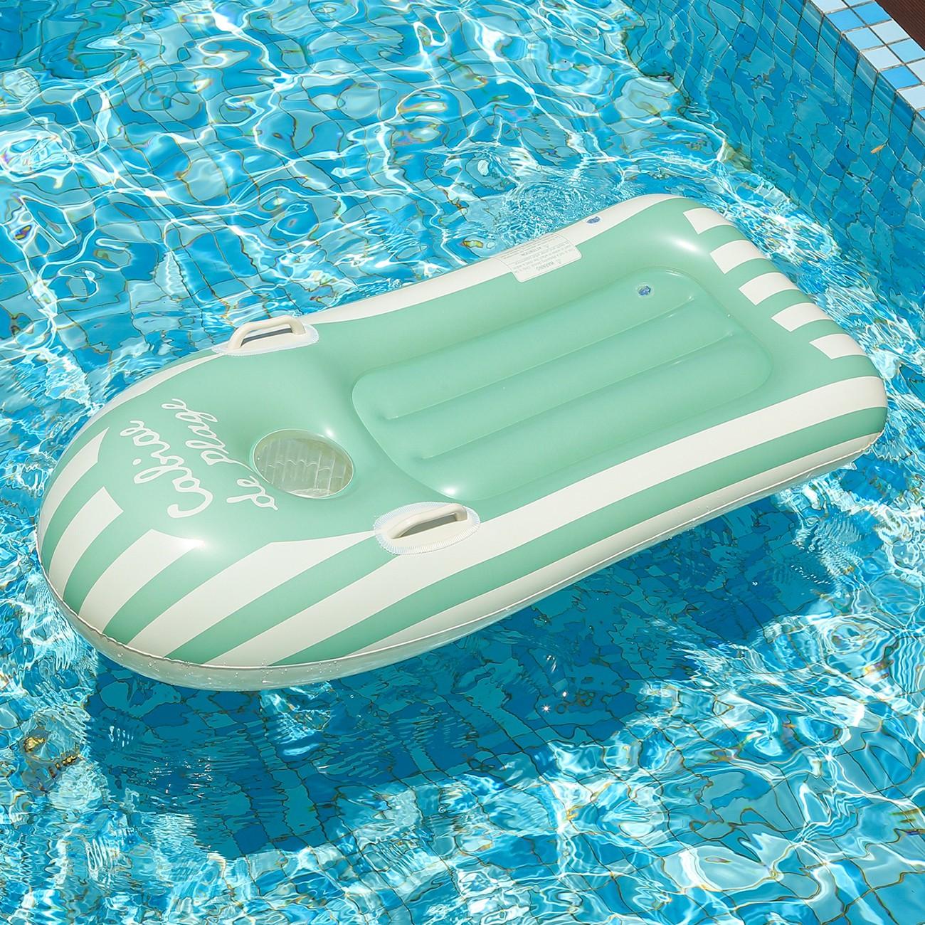 Inflatable Surfboard with Handle, Summer Swimming Board, Ideal for Water Slides, Pools, and Beaches, Perfect for Fun and Relaxation