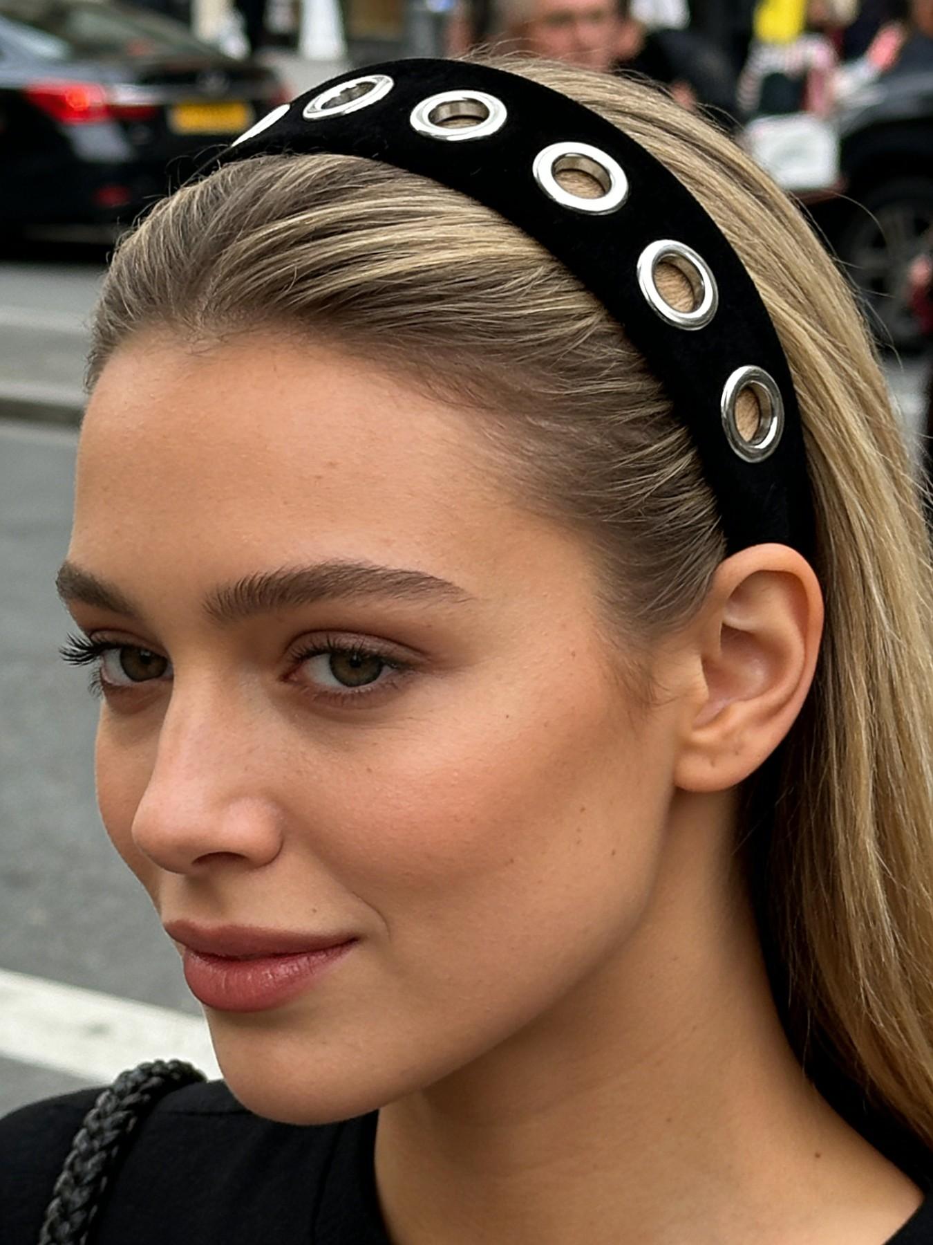 Trendy Wide Elastic Hairband, Non-Slip Design for Daily Use, Y2K Punk Style Headbands, Perfect for Photoshoots & Streetwear