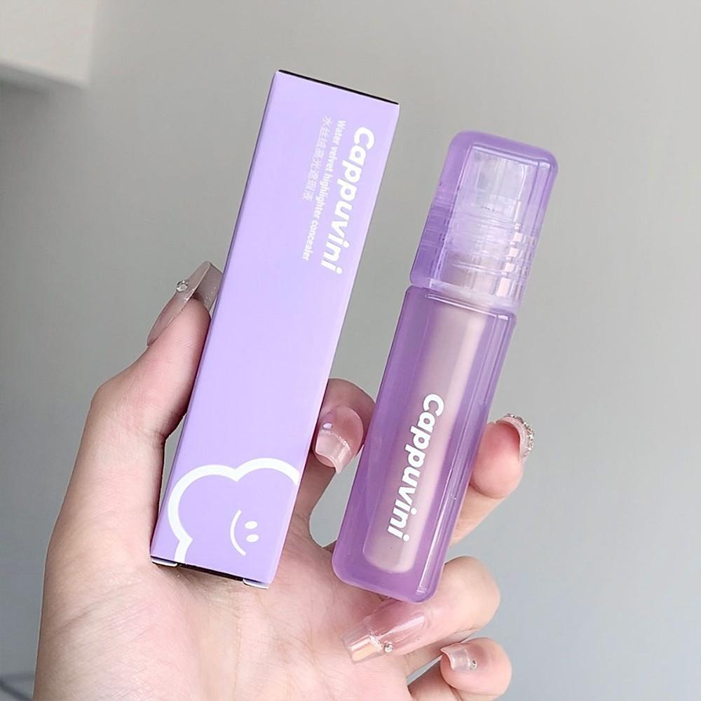 Cappuvini Concealer Liquid, Strong Coverage for Acne Scars, Dark Circles, Redness, Lightweight and Flawless Finish, Daily Makeup Essential