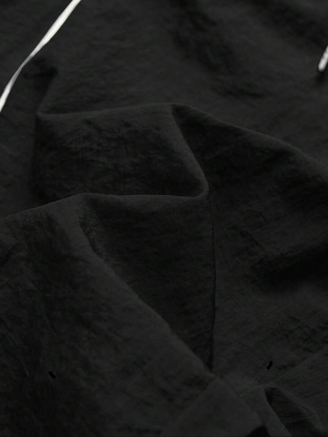 Men's Casual Sporty Loose Fit Long Pants with Elastic Cuffs, Fashion Letter Print Lightweight Fabric Pants for Daily Wear