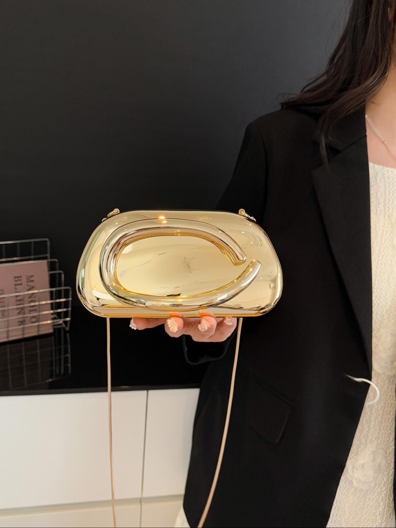 Elegant Women's Chain Strap Evening Bag, Stylish Handbag for Parties, Christmas Gift Shoulder Crossbody Bag, Perfect for Holiday Events, Elegant Bags