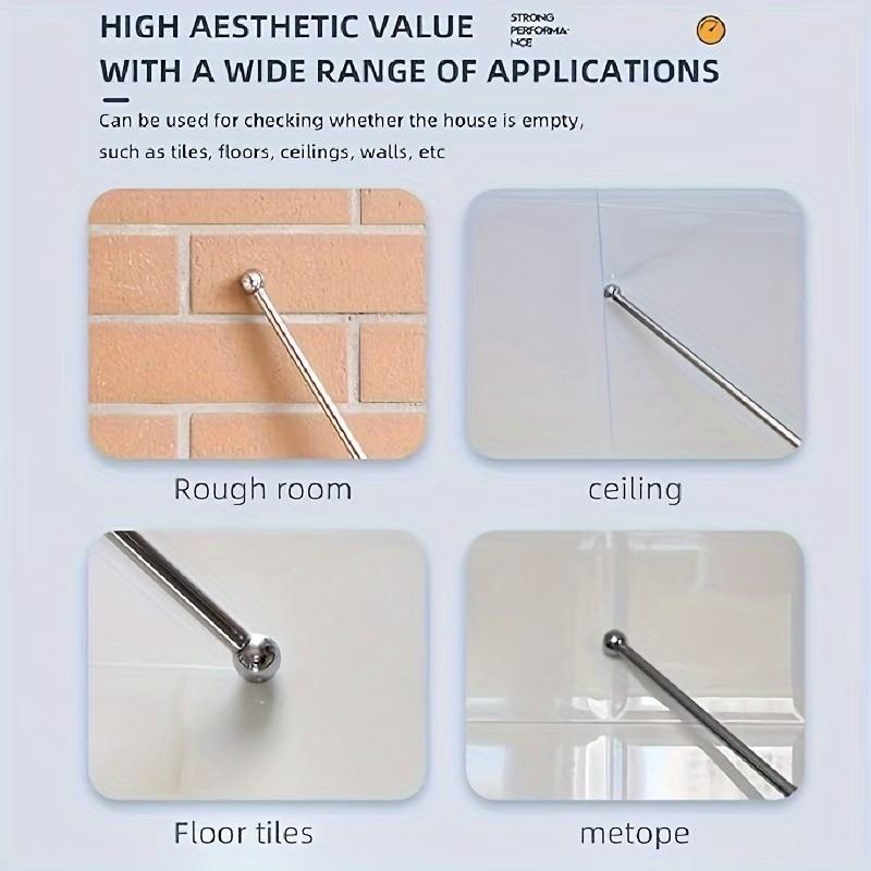 Two-Piece Durable Extendable Hammer Set, Adjustable Length, Retractable Handle, Non-Slip Grip, Ideal for Bathroom, Tile Installation, Home Renovation