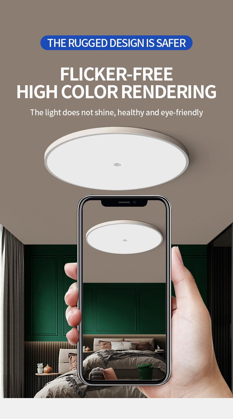 LED Induction Ceiling Light, Staircase Hallway Lamp, Infrared Human Radar Sensor, Smart Voice Control, Energy Efficient Lighting Solution