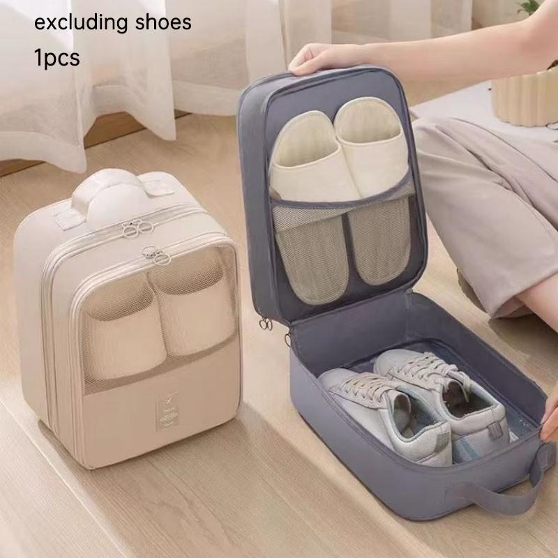 High Capacity Travel Shoe Bag, Holds 3 Pairs of Shoes, Durable Dust-Proof Breathable Storage, Comfort Handle, Ideal for Travel, Travel Organizer Bags