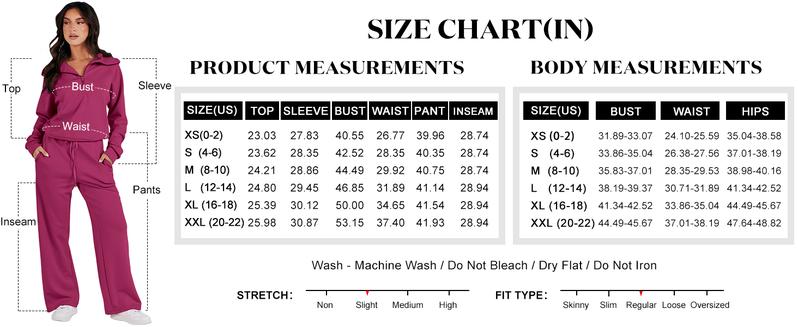 ANRABESS Women 2 Piece Outfits Sweatsuit Set 2025 Fall Oversized Half Zip Sweatshirt Wide Leg Sweatpant Lounge Set Tracksuit