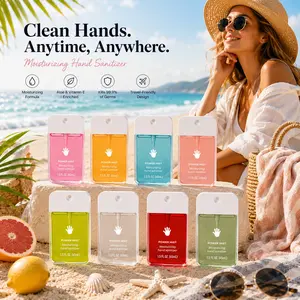 45ML Cardboard Portable Hand Sanitizer Spray, No-Rinse Antibacterial Disinfectant, Essential for Outdoor Activities & Moms