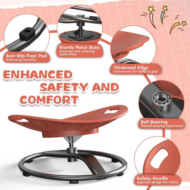 Circular Rotating Sensory Integration Training Chair, Ideal for Balance & Body Coordination, Perfect for Children & Teenagers Growth