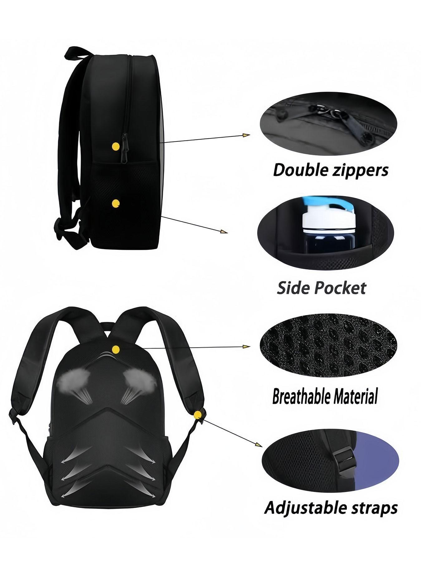 Kpop Twice Takedown Chibi Print Backpack, Casual Lightweight School Bag for Students, Fashion Travel Daypack, Stylish and Comfortable