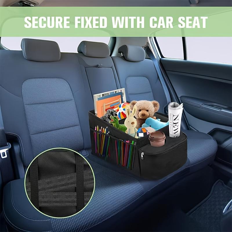 Large Capacity Foldable Oxford Car Seat Organizer Multifunctional Rear Seat Storage Box