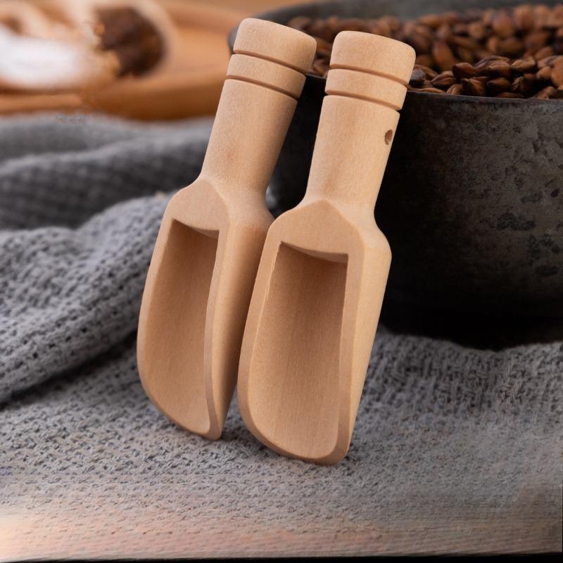 2pcs Wooden Spoon - Suitable for coffee, tea, milk powder and seasonings, versatile kitchen utensil