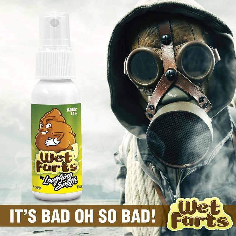 Laughing Smith Wet Farts Potent Stink Spray, Potent Stench, Extra Strong Stink, Hilarious Fun Humor Gag Gifts & Pranks, Prank Tools for Adults or Kids, Non Toxic, Stinky, Smells Like Bad Gas Laughing Smith Wet Farts Potent Stink Spray, Potent Stench, Extra Strong Stink, Hilarious Fun Humor Gag Gifts & Pranks, Prank Tools for Adults or Kids, Non Toxic, Stinky, Smells Like Bad Gas