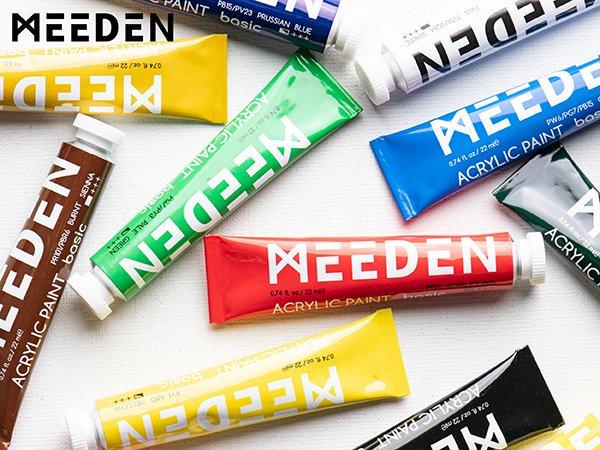 MEEDEN Heavy Body Acrylic Paint Sets, 100 Colors Acrylic Paint Tubes, Non-toxic 0.41 fl Oz /12ml Acrylic Paints for Adults, Beginners Art Painting Art Materials MEEDEN Heavy Body Acrylic Paint Sets, 100 Colors Acrylic Paint Tubes, Non-toxic 0.41 fl Oz /12ml Acrylic Paints for Adults, Beginners Art Painting Art Materials