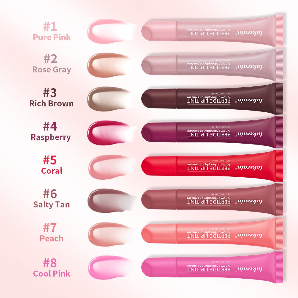 Moisturizing Lip Tint, Peptide Lip Tints, 4 Counts/set Hydrating Glossy Lip Glaze Stick, Plumping Summer Fridays Lip Care Lip Balm for Girls & Women, Cosmetic, Daily Makeup, Lip Care, Moisturize