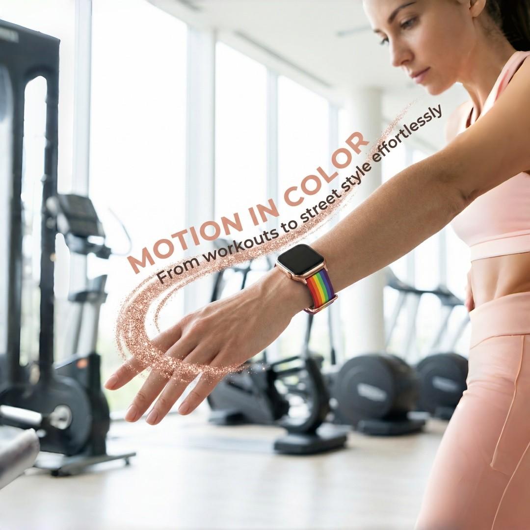 Fashionable Silicone Watch Band, Universal Quick-Release (20mm), Soft Comfort, Waterproof Sweatproof, Buckle, Compatible with Smartwatches