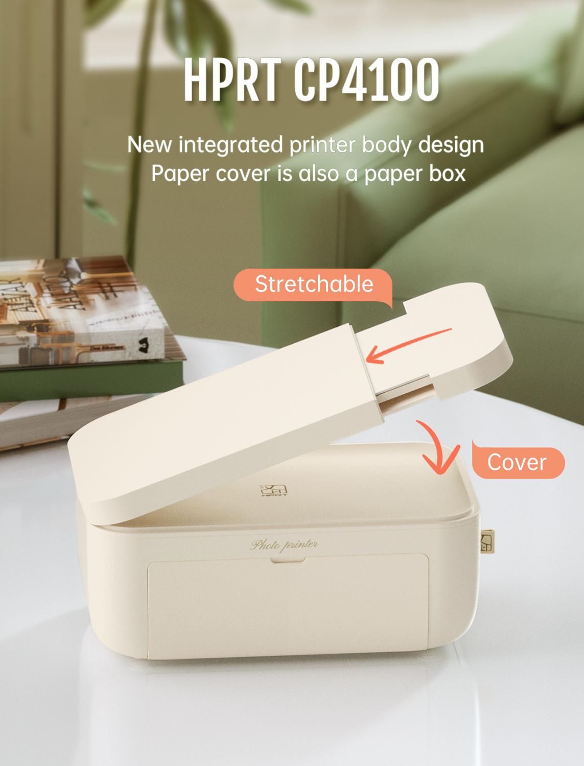 Hanin 4x6 Photo Printer, Includes 20 Sheets & 1 Ribbon, Portable Thermal Dye Sublimation Printer with AR Video Printing, Valentine's Day Gift