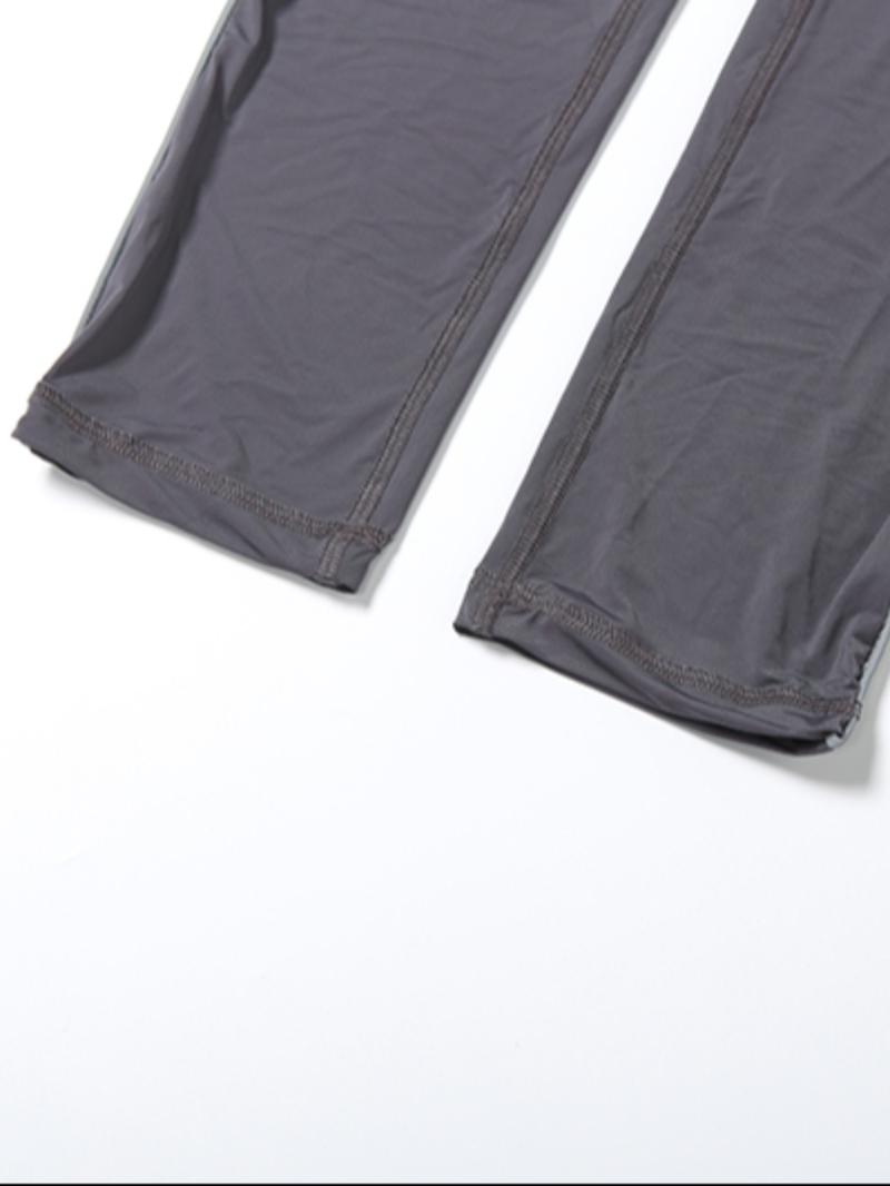 Women's Fashion Long Sleeve Jumpsuit Set, Solid Color Patchwork Tight Pants, Sexy High Waist Two-Piece, Casual Long Length