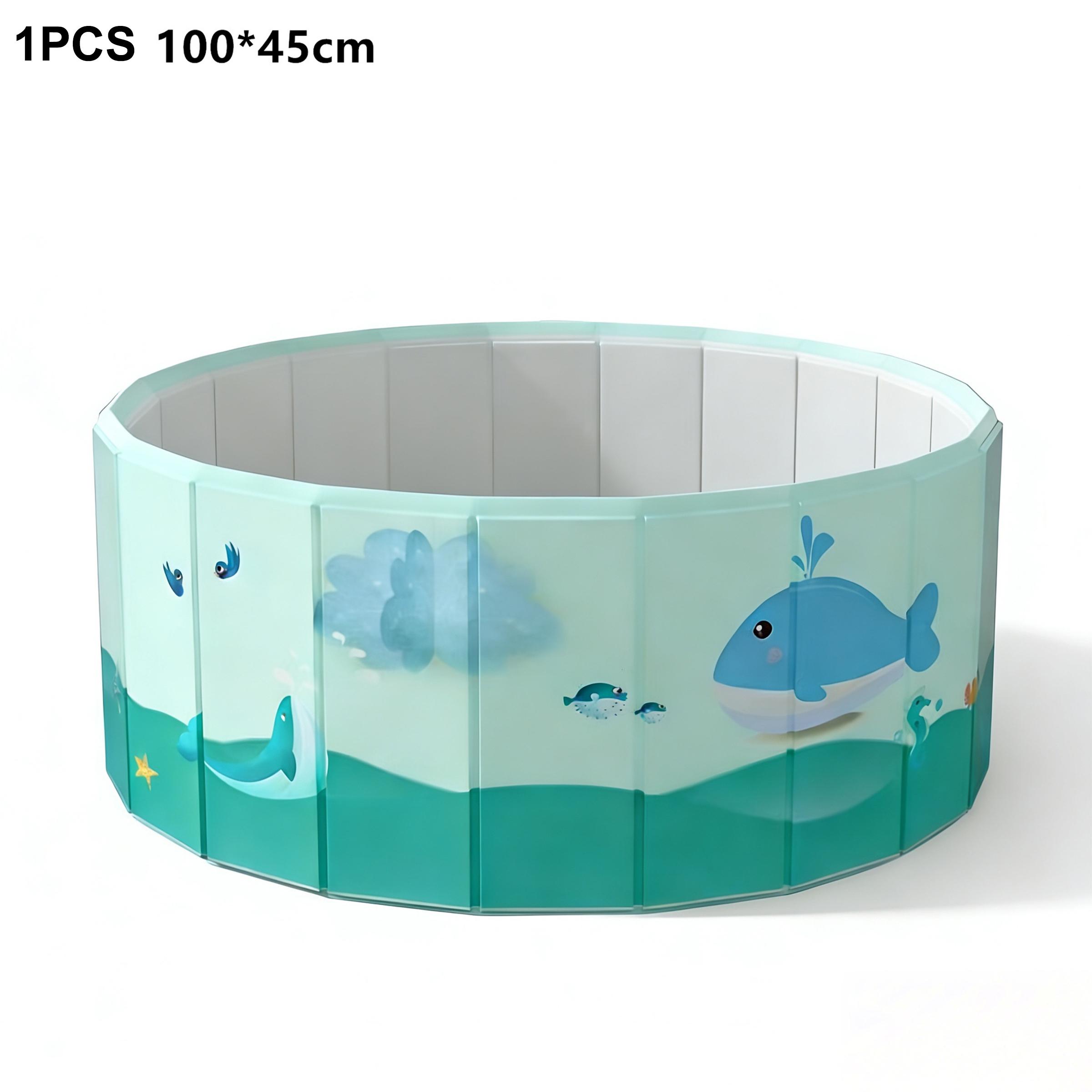 1piece No-Inflation Foldable Swimming Pool Home Outdoor Thickened Pool Fence Game Sand Pit Durable Design Easy Assembly