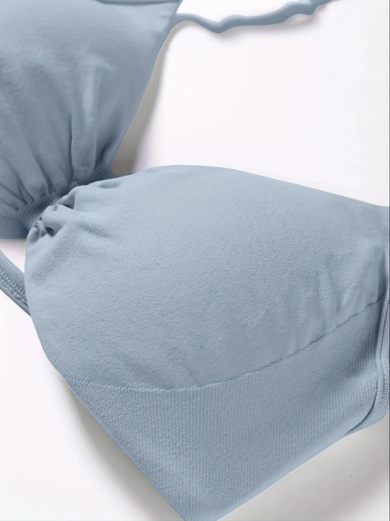 Women's Sexy Backless Sports Bra Set, High Elastic Nylon Fitness Bras, Comfortable Slimming Underwear, All Seasons Wear