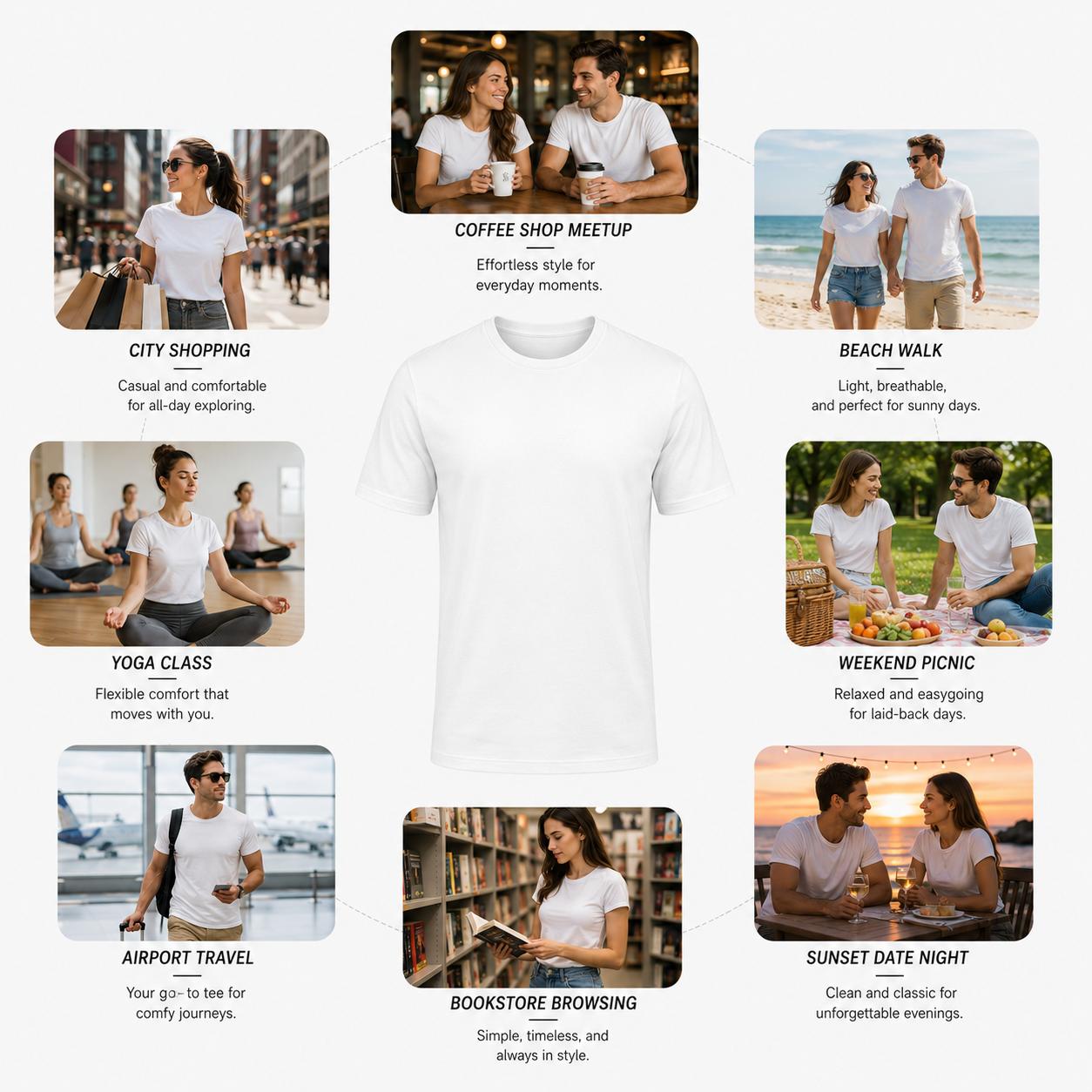Men's Graphic T-Shirt, Casual Soft  Cotton Top with Slight Stretch for Daily Wear and Fitness, Sports, All Seasons, Simple, Tshirt, Shortsleeve, Menswear, Round Neck, Durable Cotton, Lasts Longer, Slight Elastic, Pure Cotton