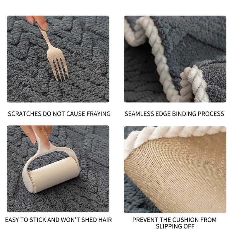 Non-Slip Sofa Couch Covers, Cushion Cover, Dustproof Seat Pad, Ideal for Living Room Decor, Hotel and Dormitory Room Decoration, Durable and Practical
