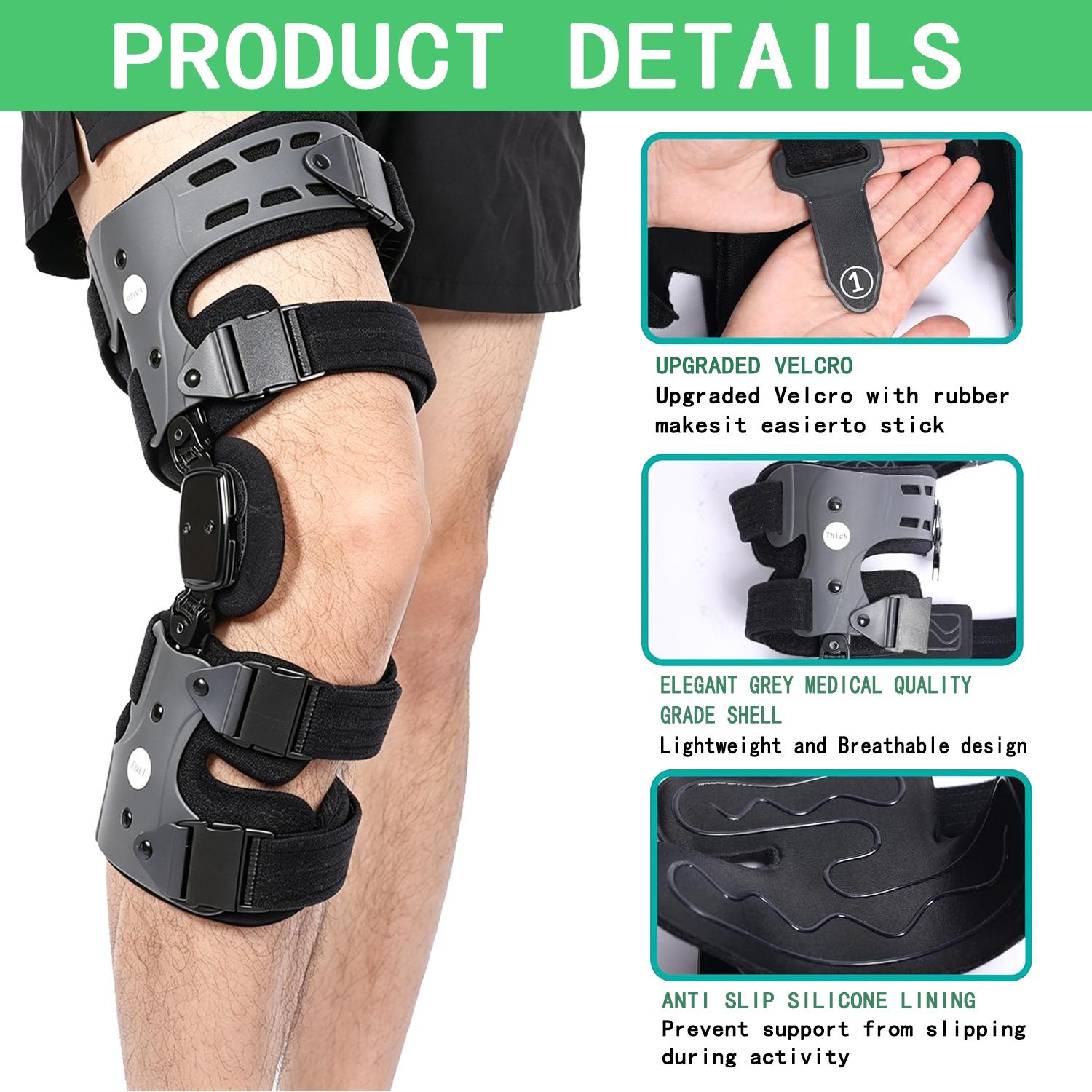 OA Unloader Knee Brace for Men and Women - Breathable, Adjustable Joint Stabilizer with Lightweight Walking Support (Knee Supports Category)