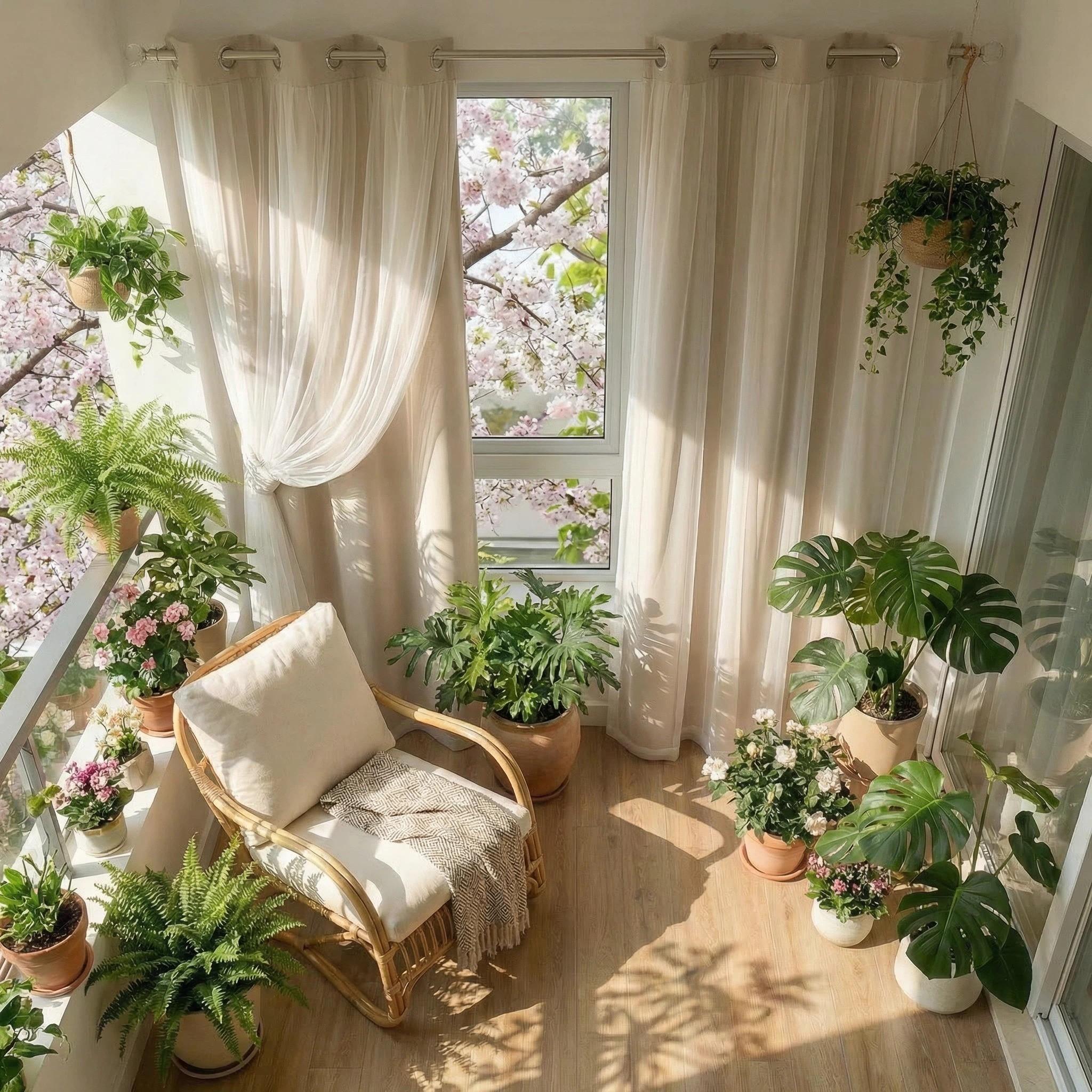 French Romantic Aesthetic Two-Layer Cloth Light-Blocking Finished Curtain, Fashionable Hole Drapery for Living Room, Stylish and Trendy Window Covering, Home Textile