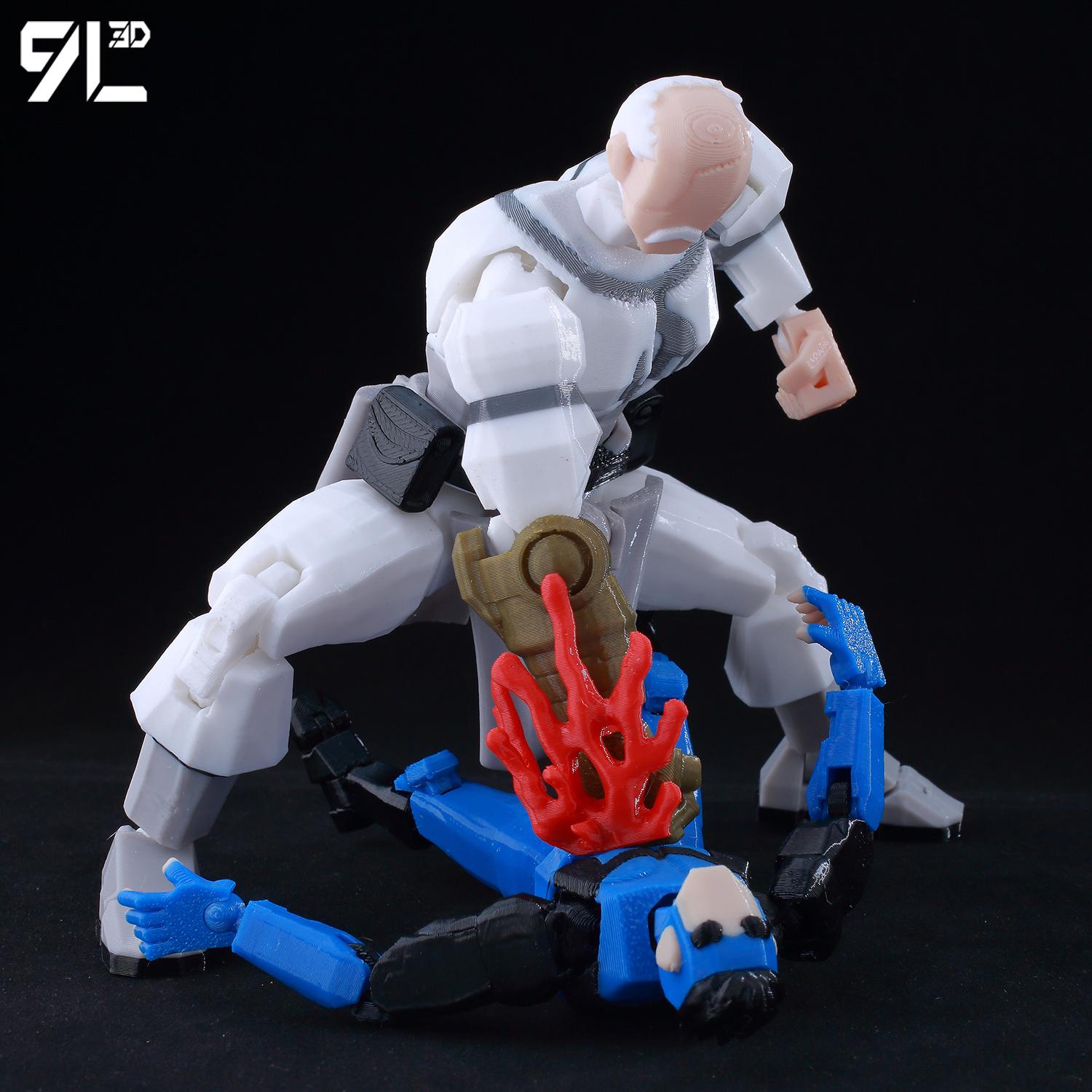 9L 3D Invincible Boy Lucky13 Dummy13 Conquer Invincible Mark Titan13 T13  Anime Action Figure Model Collectible Children's Gifts