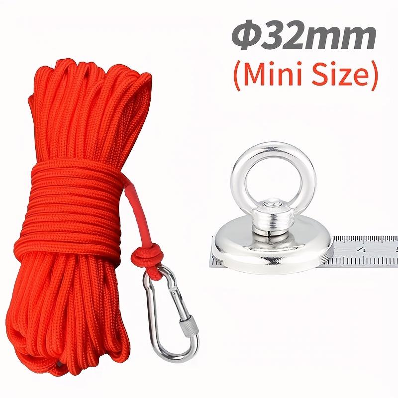 Retractable Magnetic Fishing Kit| 1000cm Long Rope| Suitable for River Fishing/Suspended and Fixed/Heavy Retrieval| 393.7-inch Load-Bearing Rope| Industrial-Grade Magnetic Design, Retractable Magnetic Fishing Kit