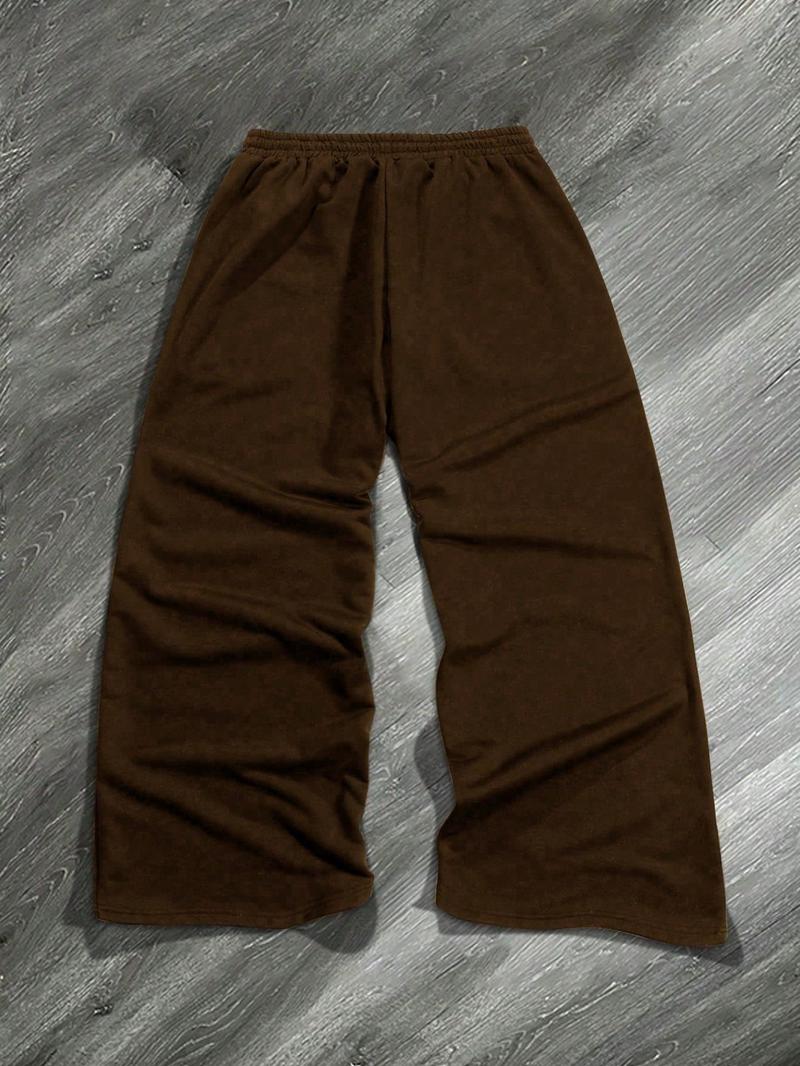 Women's Wide-Leg Track Pants, elastic drawstring waist with contrast side stripes and "THE STAR" logo print, relaxed fit for streetwear, dance and casual daily wear, available in multiple colors Women's Wide-Leg Track Pants, elastic drawstring waist with contrast side stripes and "THE STAR" logo print, relaxed fit for streetwear, dance and casual daily wear, available in multiple colors