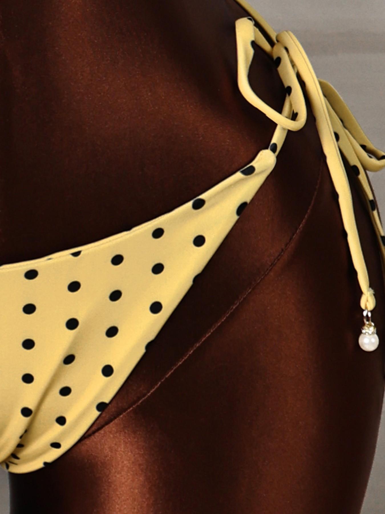 Women's Summer Bikini Set, Sexy Polka Dot Design, Beach Ready, Versatile Wear, Perfect for Beach Wear and Casual Occasions, Stylish Swimsuit for Ladies